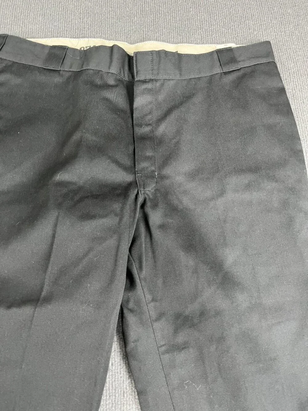 Dickies 874 Mens Original Fit Straight-Leg Black Work Pants 42x28